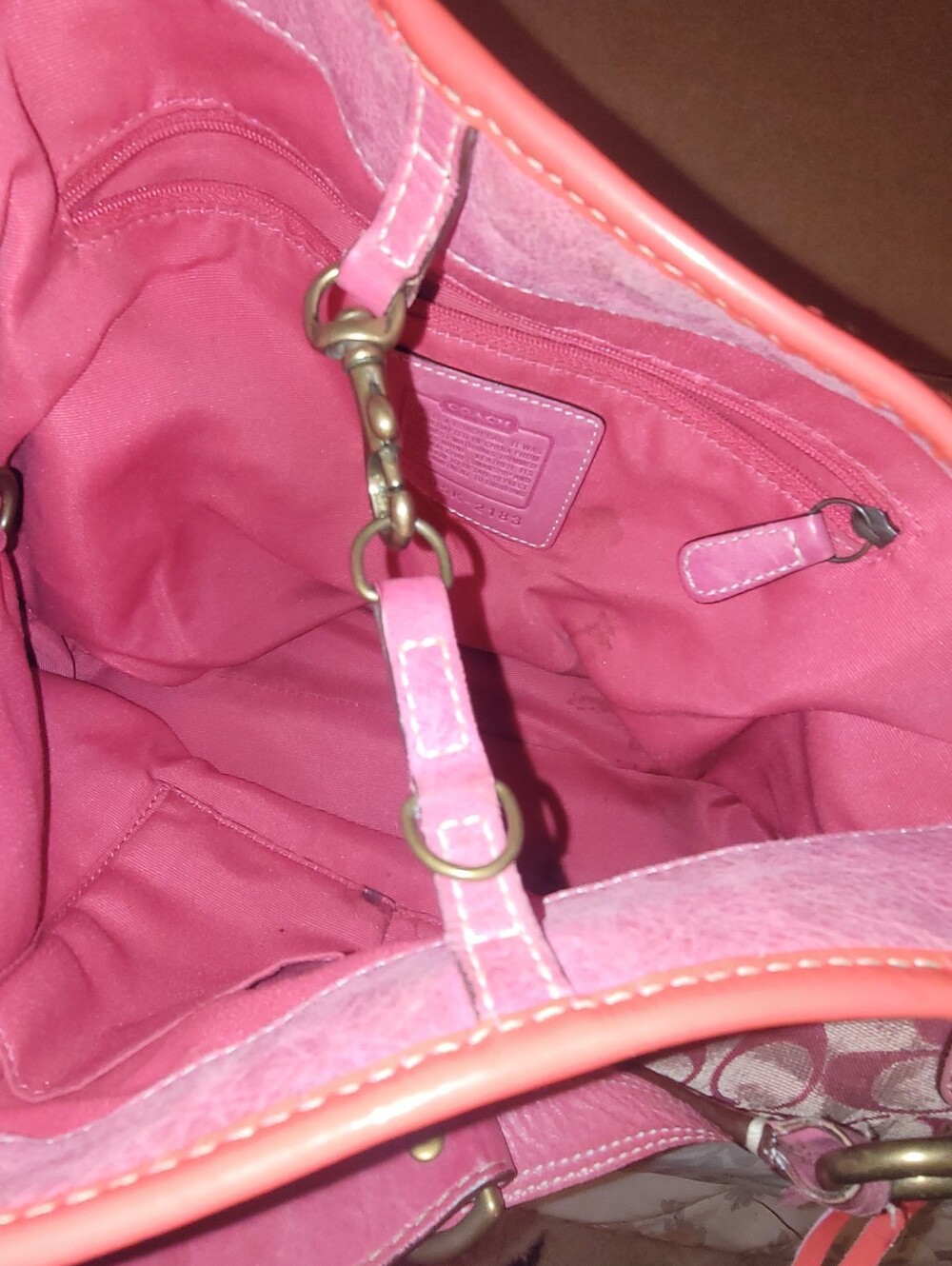 Coach Vintage Signature Tie Dye Y2K Shoulder Tote - Picture 7 of 7